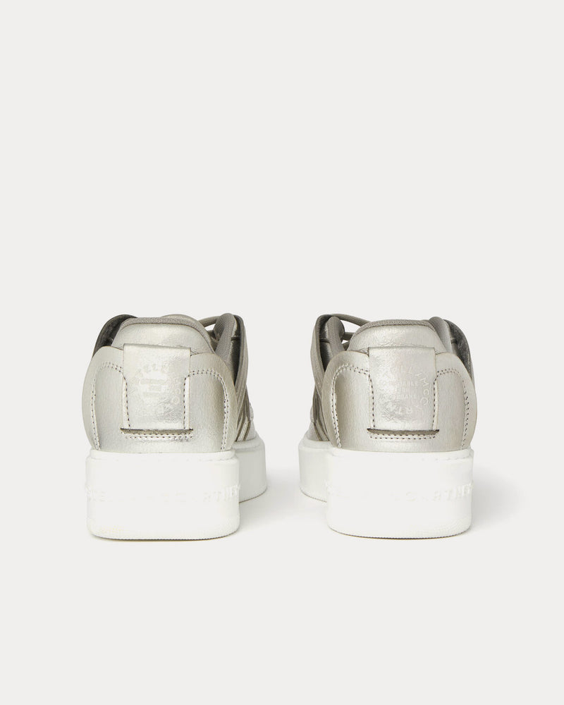 Stella McCartney S-Wave 1 Polar Silver Low Top Sneakers - 4