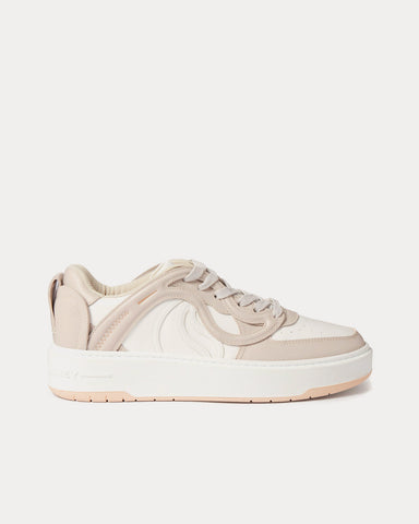 Stella McCartney S-Wave 1 Contrast Cream / White Low Top Sneakers