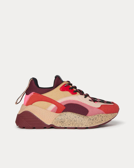 Stella McCartney Eclypse Multicolour Red Low Top Sneakers - 1