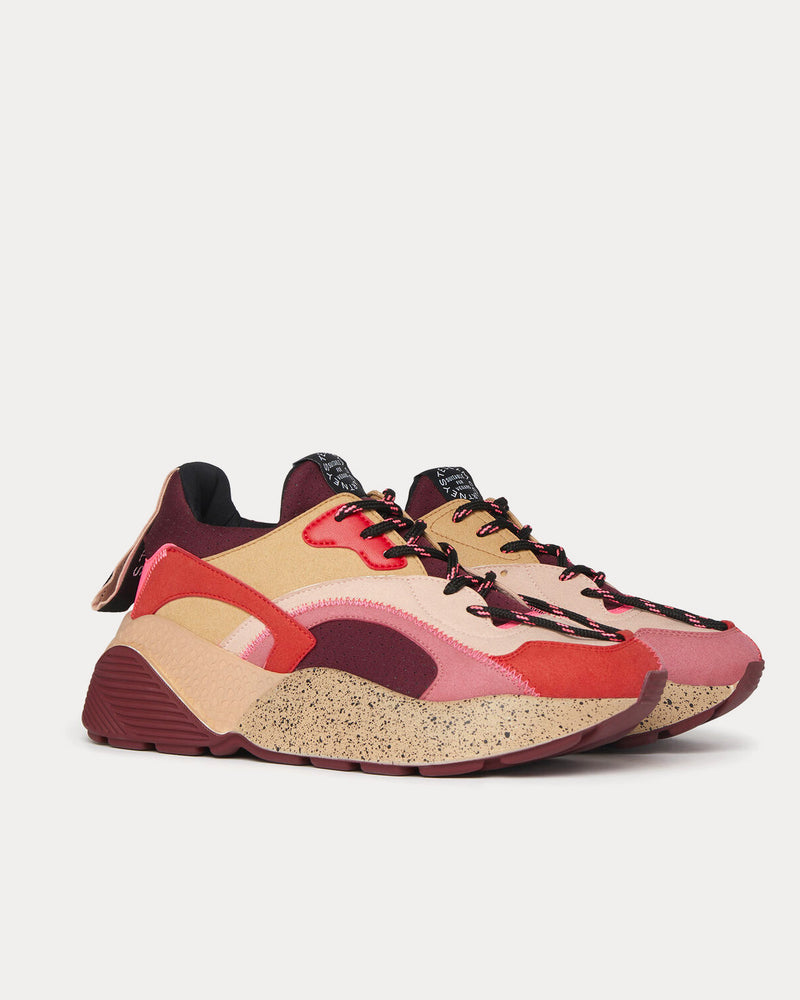 Stella McCartney Eclypse Multicolour Red Low Top Sneakers - 3