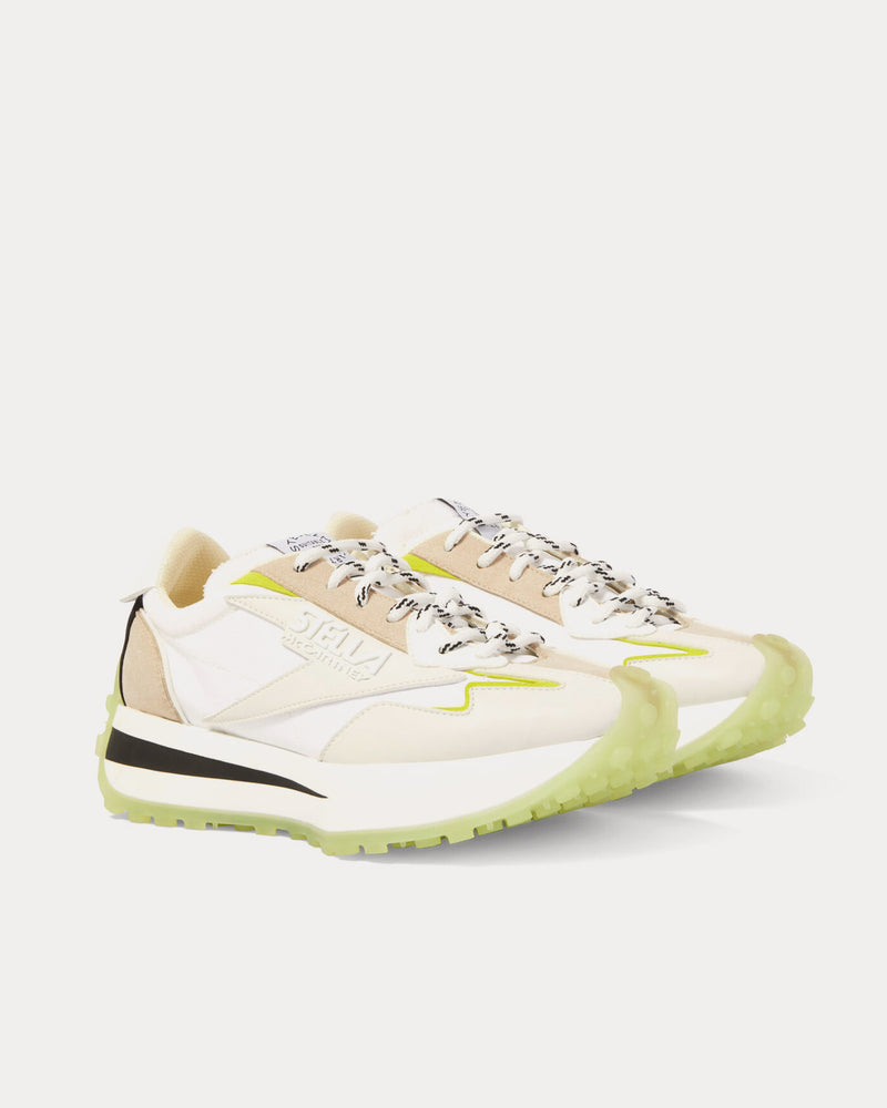 Stella McCartney Reclypse Canvas White Low Top Sneakers - 3