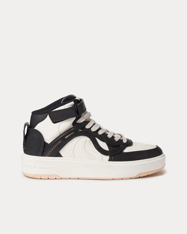 Stella McCartney S-Wave 2 Black / White Mid Top Sneakers