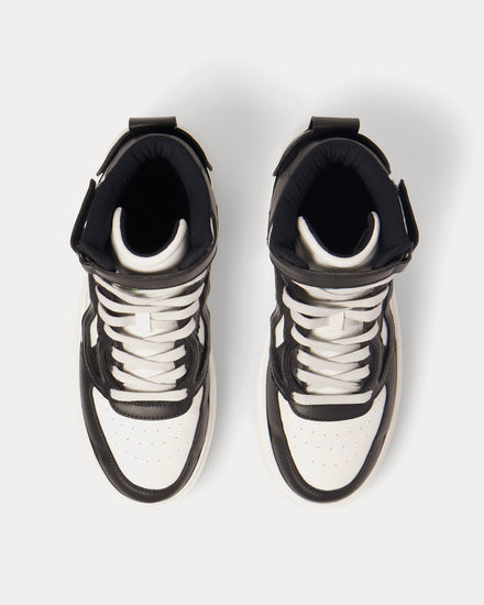 Stella McCartney S-Wave 2 Black / White Mid Top Sneakers - 2