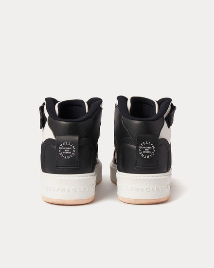 Stella McCartney S-Wave 2 Black / White Mid Top Sneakers - 4
