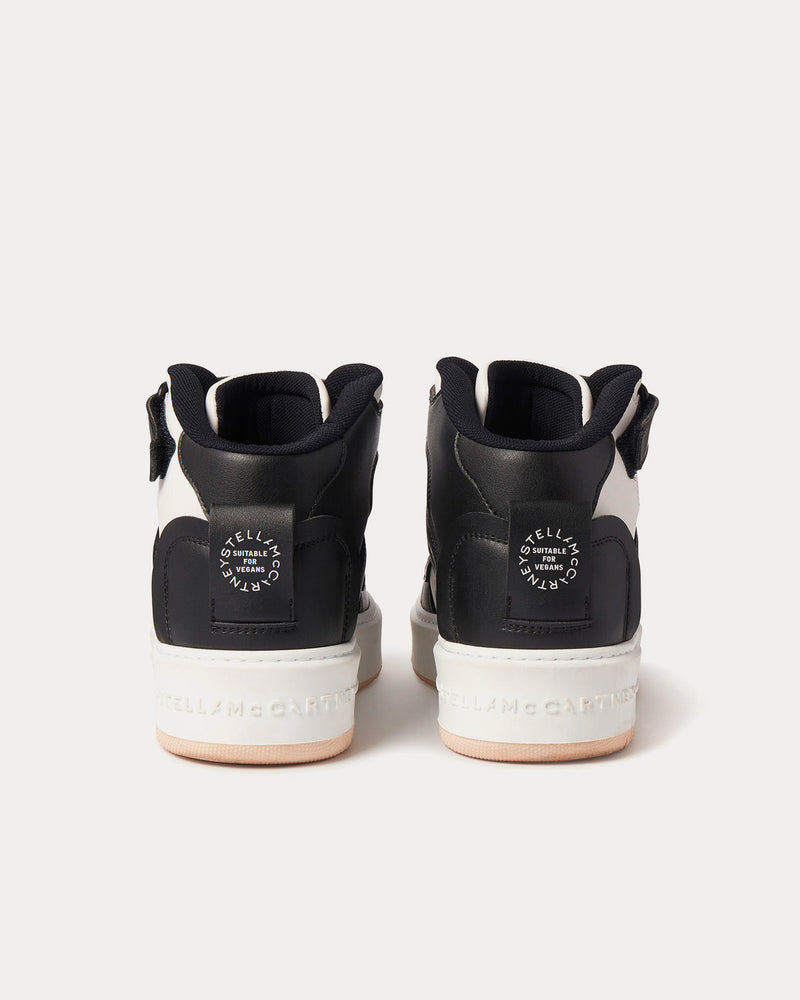 Stella McCartney S-Wave 2 Black / White Mid Top Sneakers - 4