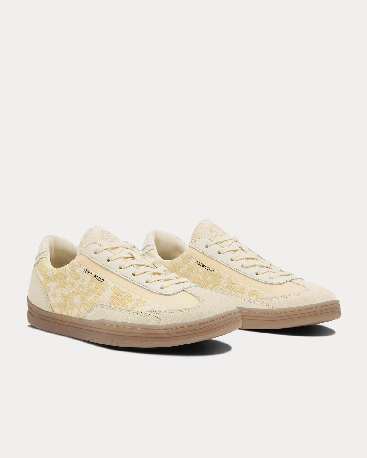Stone Island - S0101 Ivory Low Top Sneakers