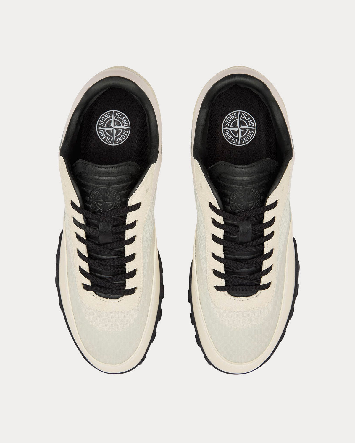 Stone Island - S0202 Ivory Low Top Sneakers