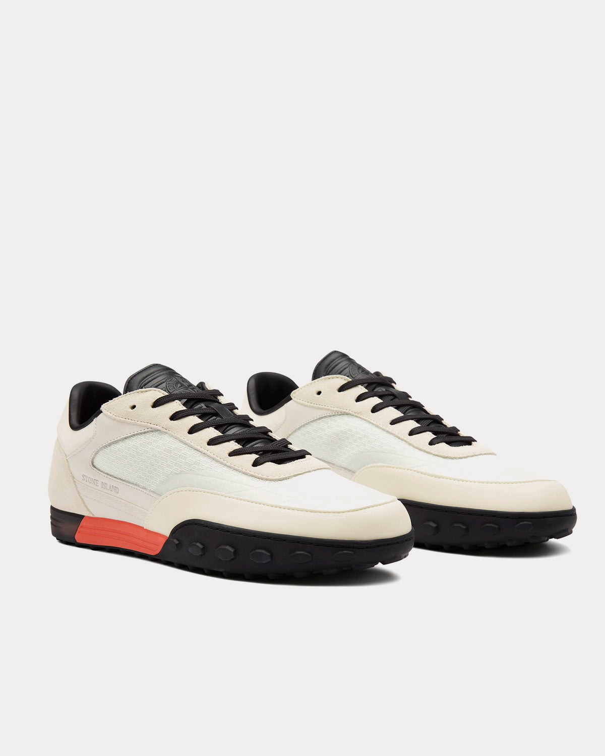 Stone Island - S0202 Ivory Low Top Sneakers