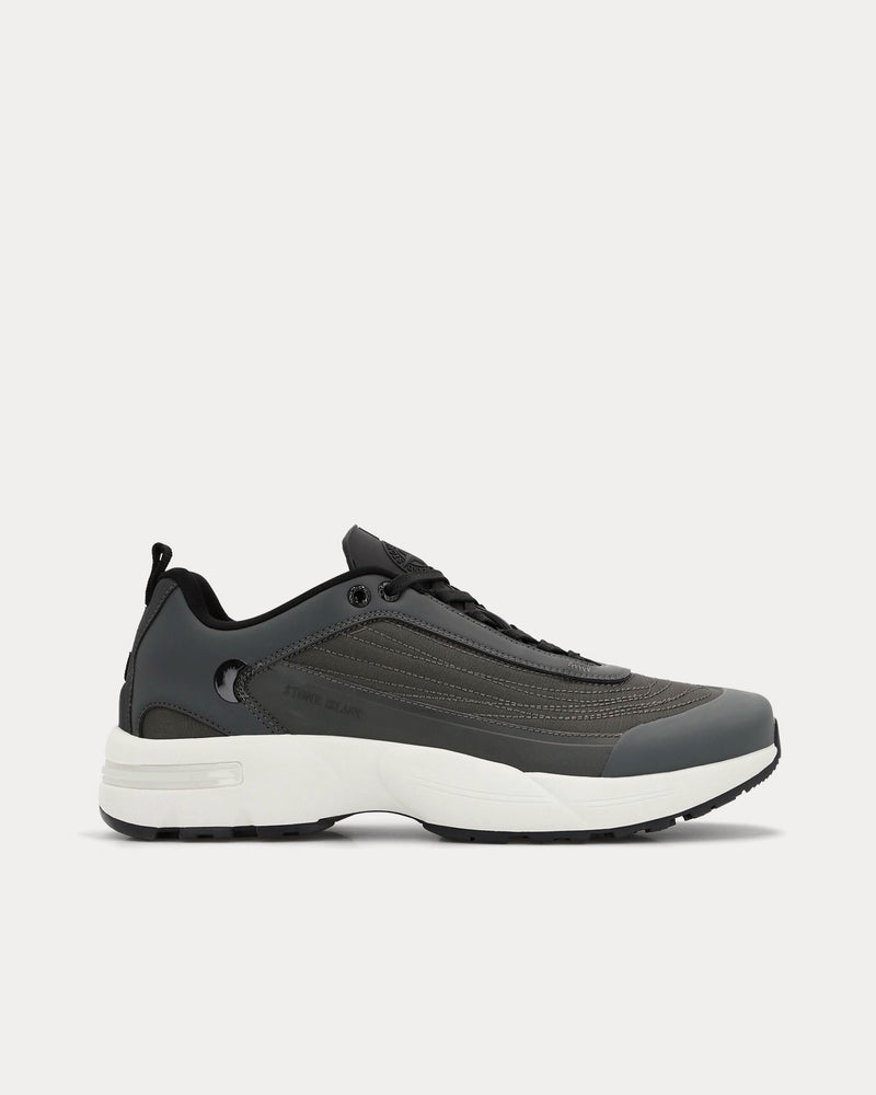 Stone Island S0303 Black Low Top Sneakers - 1