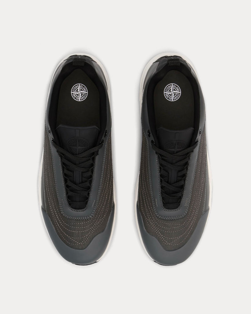 Stone Island S0303 Black Low Top Sneakers - 2
