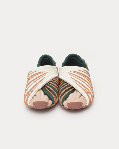 FUTON-LO Green / Beige Slip Ons