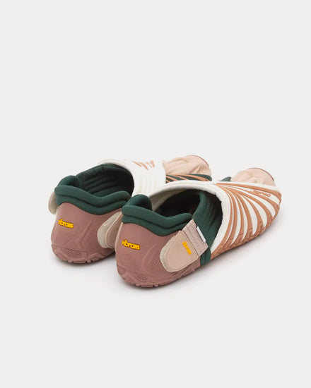 Suicoke Men's FUTON-LO Green / Beige Slip Ons