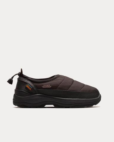 Suicoke Pepper Black Slip On Sneakers