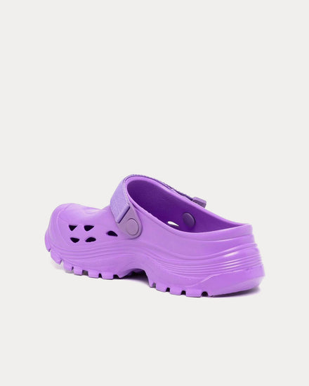 Suicoke Mok Purple Slip Ons - 3