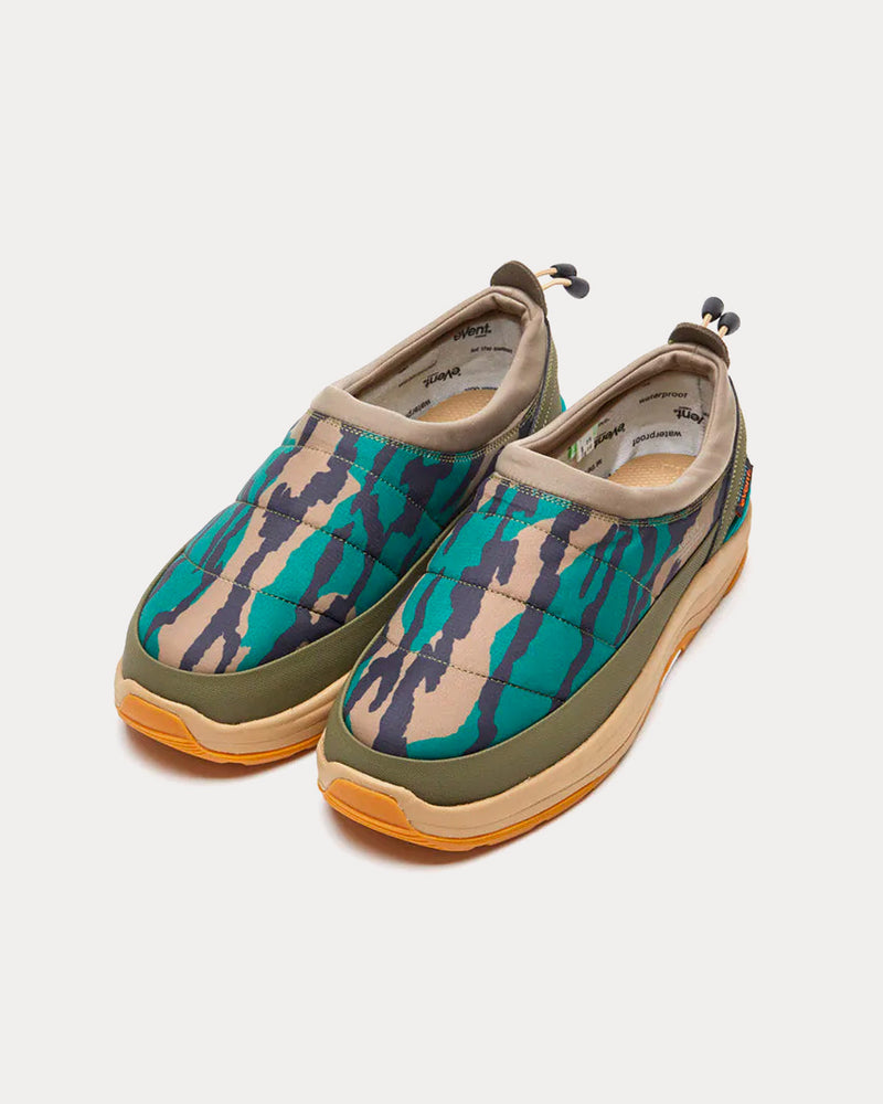 Suicoke PEPPER-evab-PT04 Green Slip On Sneakers - 3