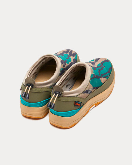 Suicoke PEPPER-evab-PT04 Green Slip On Sneakers - 4