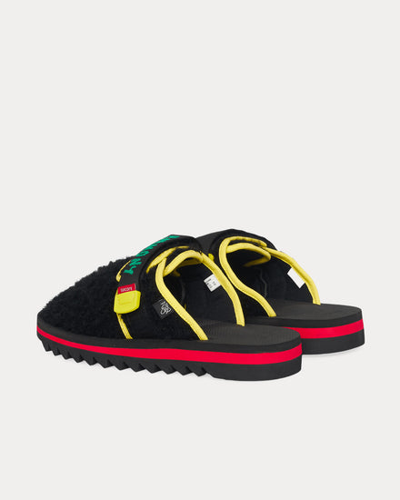 Suicoke x The Elder Statesman Zavo-Cabes Black Slip Ons - 3