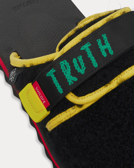 Suicoke x The Elder Statesman Zavo-Cabes Black Slip Ons - 5