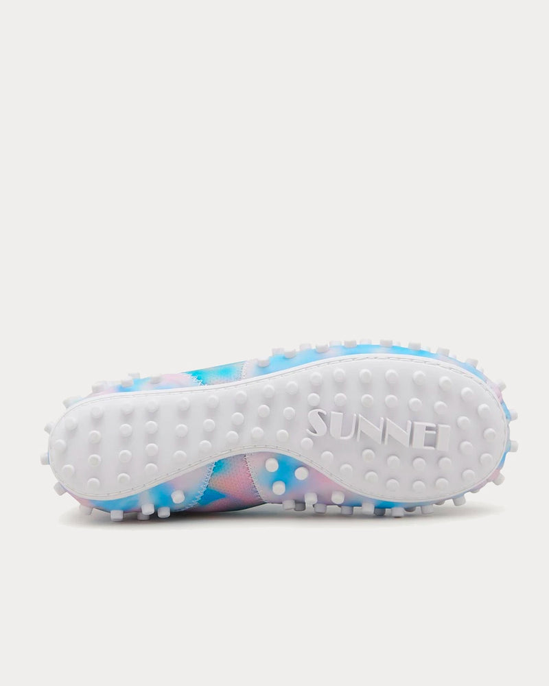 Sunnei 1000CHIODI Azure & White Slip On Sneakers - 4