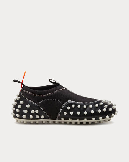Sunnei 1000CHIODI Black & White Slip On Sneakers - 1