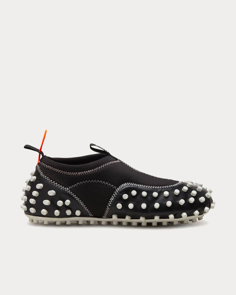 Sunnei 1000CHIODI Black & White Slip On Sneakers - 1