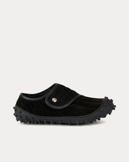 Sunnei Millechiodi Tape Black Slip Ons - 1
