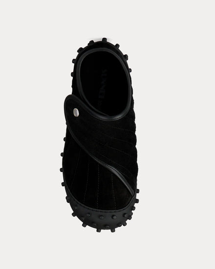 Sunnei Millechiodi Tape Black Slip Ons - 2