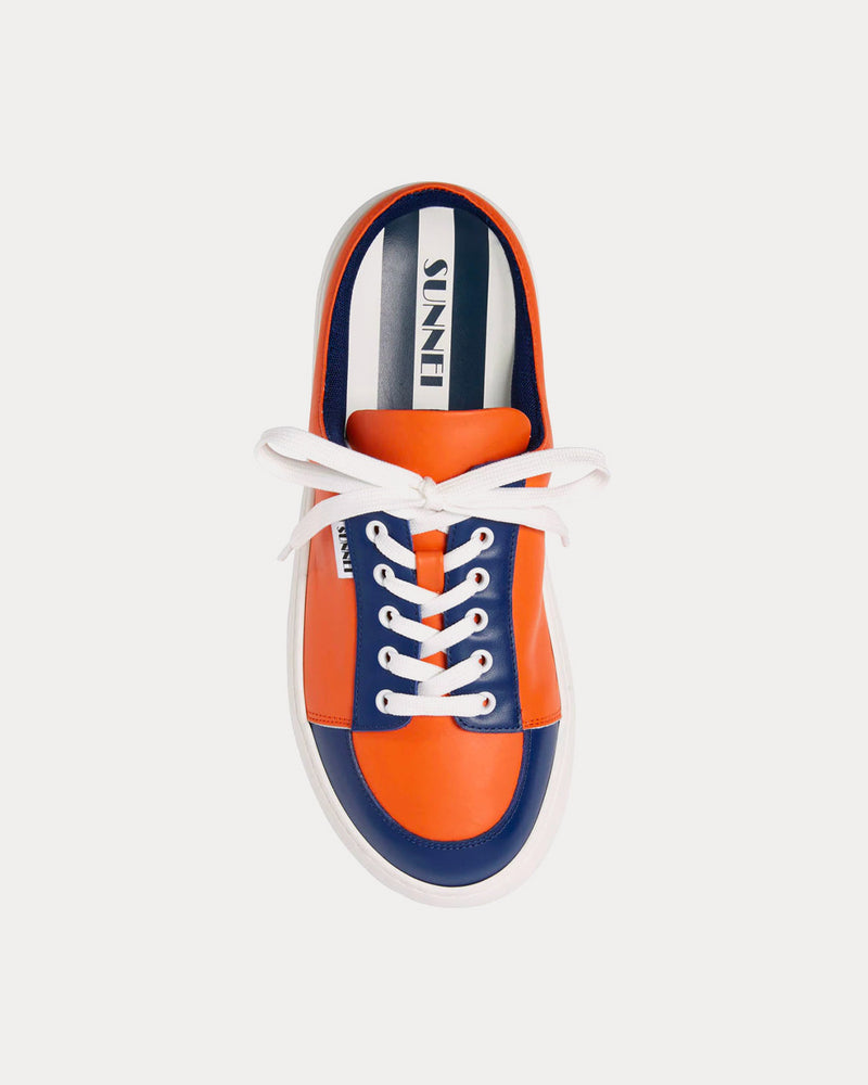 Sunnei Dream Sabot Orange / Blue Low Top Sneakers - 2