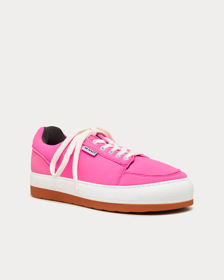 Sunnei Dreamy Pink Neoprene Low Top Sneakers - 2