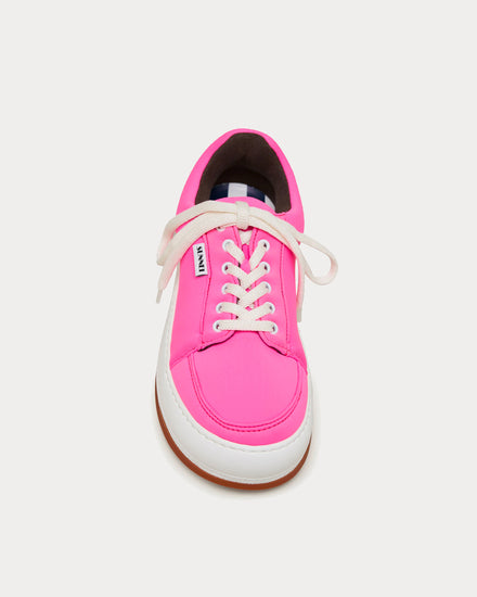 Sunnei Dreamy Pink Neoprene Low Top Sneakers - 3