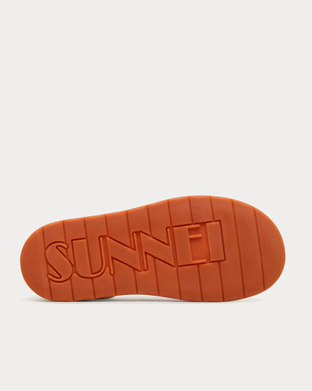 Sunnei Dreamy Pink Neoprene Low Top Sneakers - 4