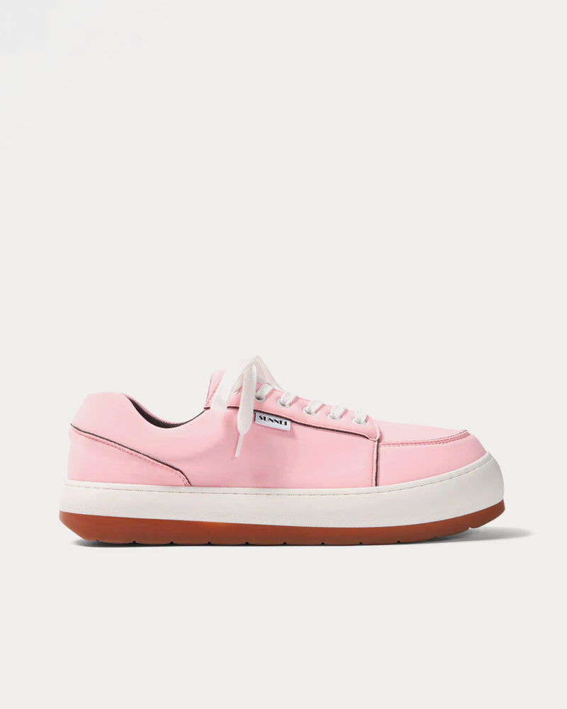 Sunnei Dreamy Neoprene Pink Low Top Sneakers - 1