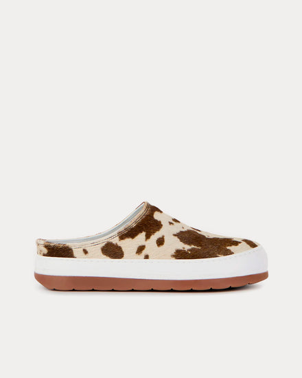 Sunnei Dreamy Mule Brown Slip Ons - 1
