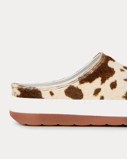 Sunnei Dreamy Mule Brown Slip Ons - 2