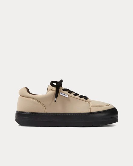 Sunnei Dreamy Neoprene Beige Low Top Sneakers - 1