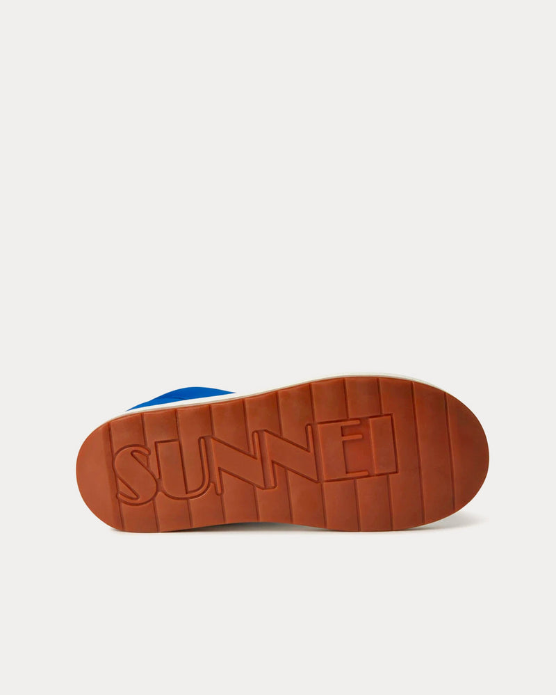 Sunnei Dreamy Neoprene Blue Low Top Sneakers - 3