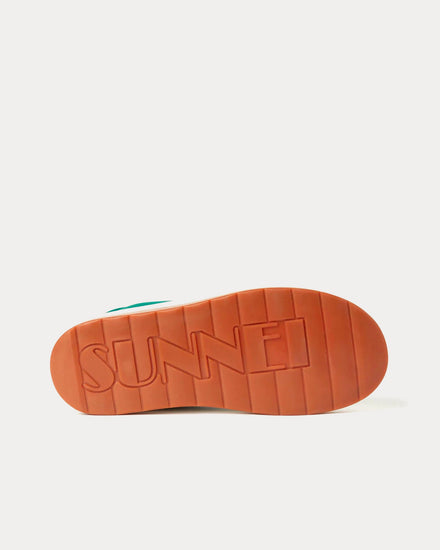 Sunnei Dreamy Neoprene Green High Top Sneakers - 3