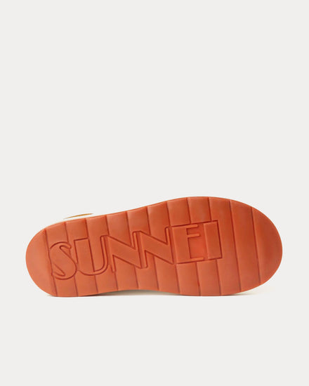 Sunnei Dreamy Suede Light Brown Slip On Sneakers - 3
