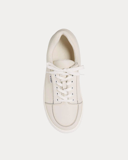 Sunnei Dreamy Leather White Low Top Sneakers - 2