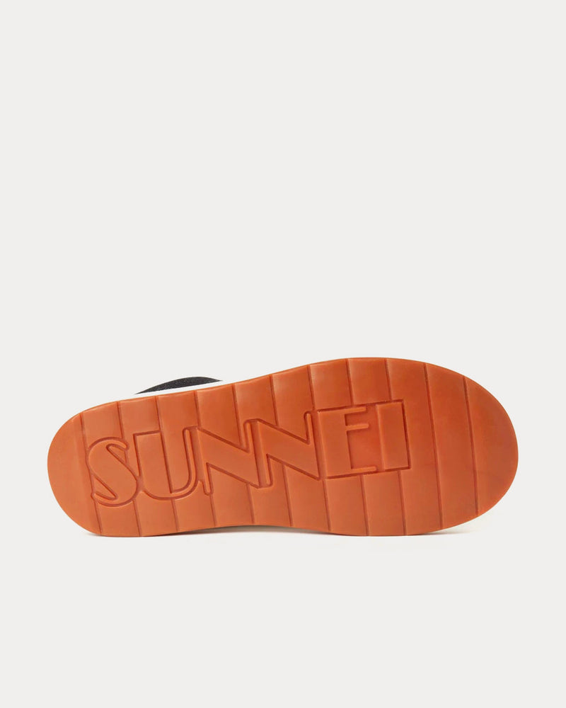 Sunnei Dreamy Denim Blue Low Top Sneakers - 3