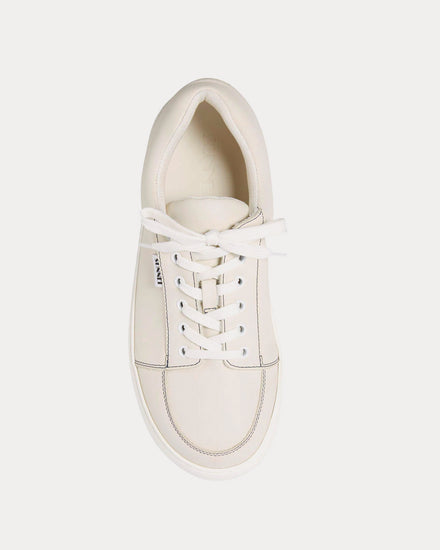 Sunnei Dreamy Leather White Low Top Sneakers - 2