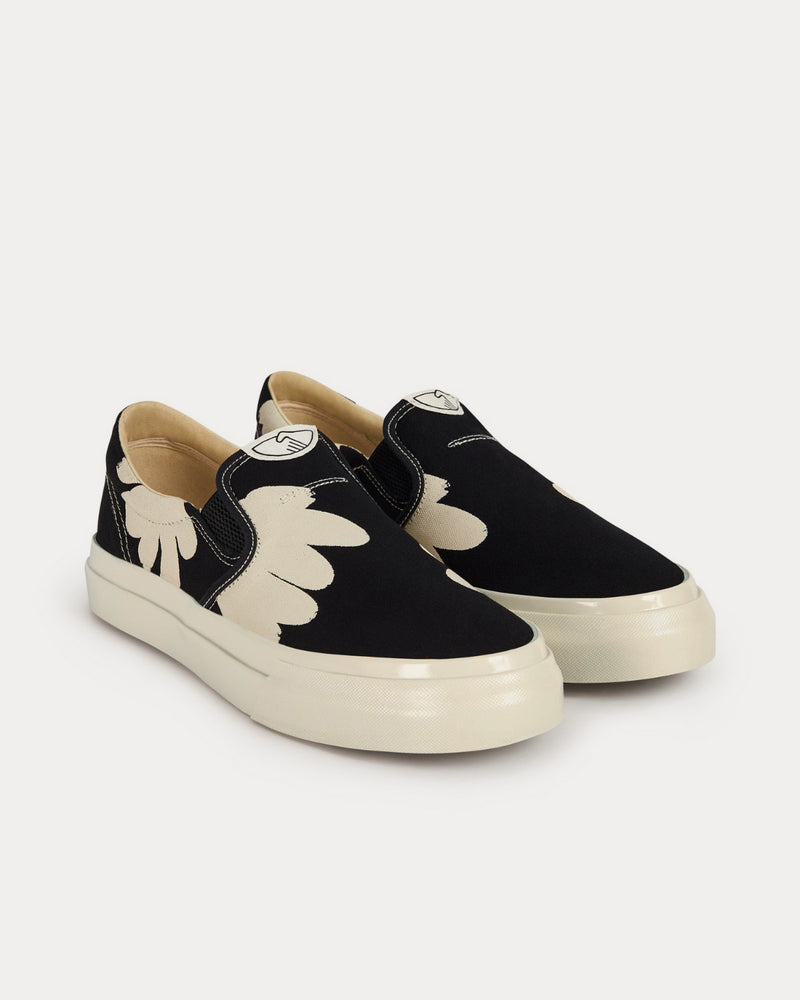 Stepney Workers Club Lister Shroom Hands Black / Ecru Slip On Sneakers - 3