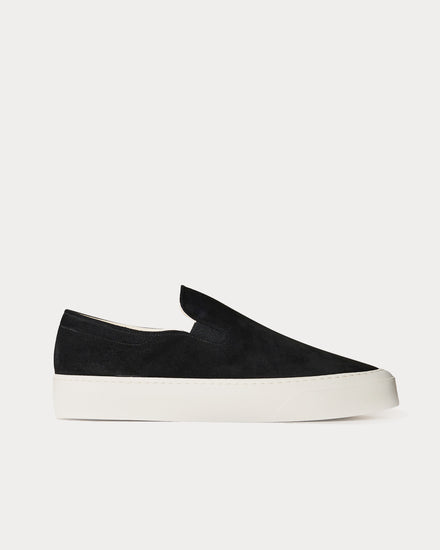 The Row Marie H Black Slip On Sneakers - 1