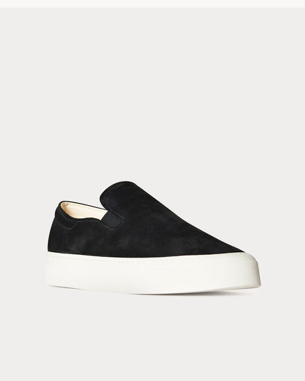 The Row Marie H Black Slip On Sneakers - 2