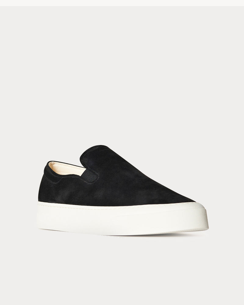 The Row Women's Marie H Black Slip On Sneakers