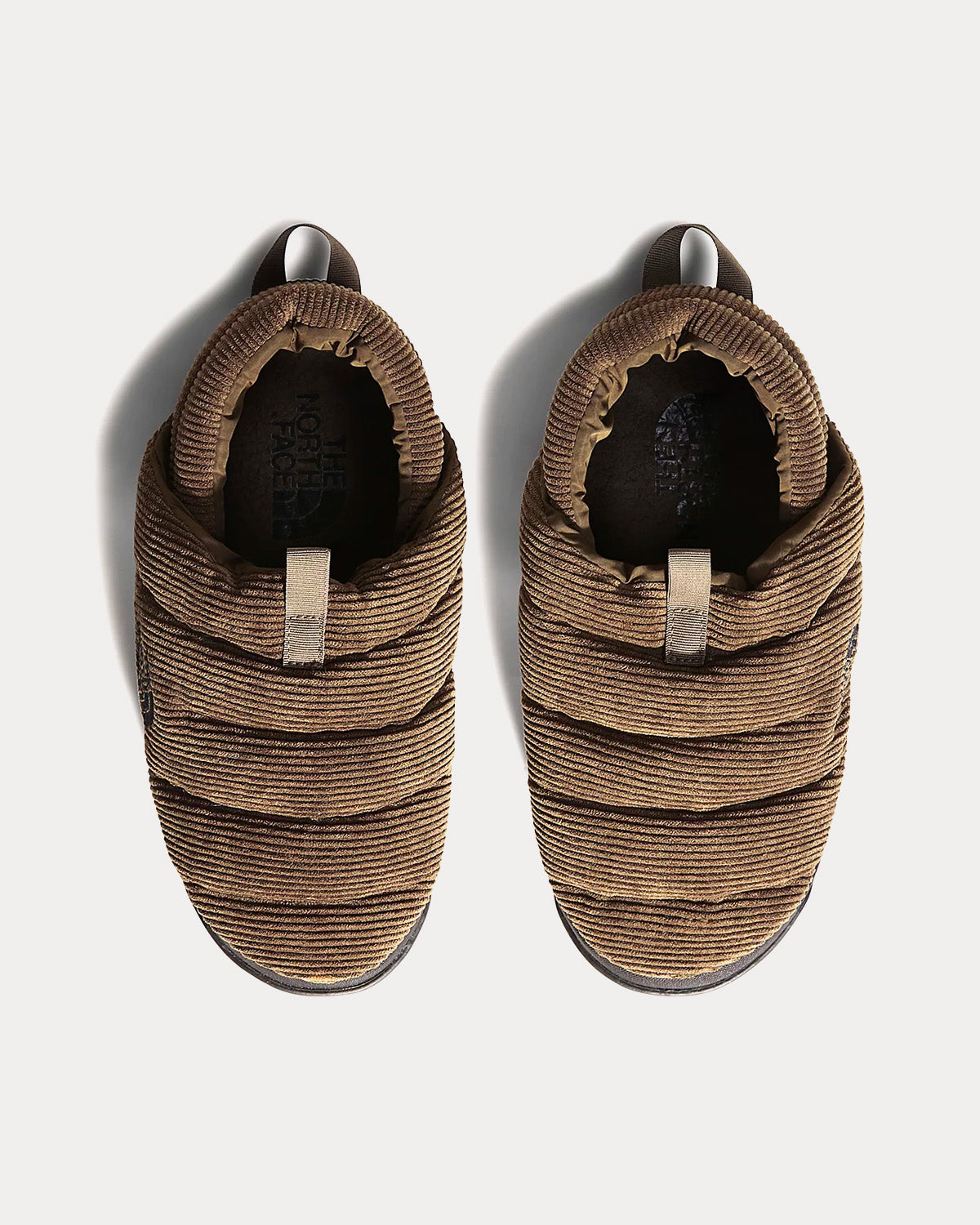 The North Face - Nuptse Corduroy Street Mules Military Olive / Black Slip Ons