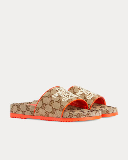 ☆ THE NORTH FACE x GUCCI GG Slide WMNS コラボサンダル ☆ The North Face X Gucci Womens Faux Fur Printed Slide Sandal