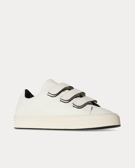The Row Mary H Strappy Milk Low Top Sneakers - 3