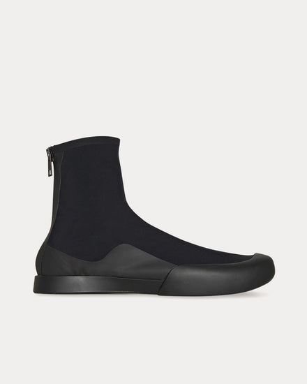 The Row TR Scuba Black High Top Sneakers - 1