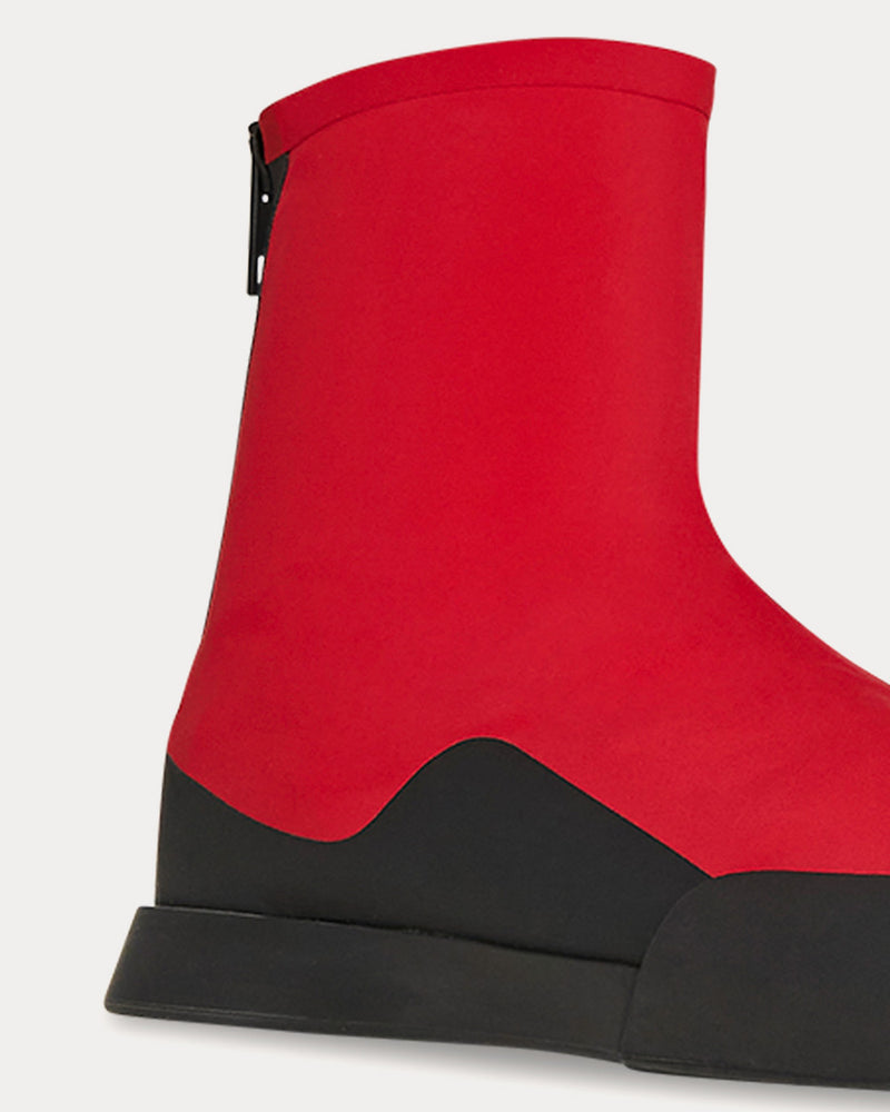 The Row TR Scuba Red High Top Sneakers - 2